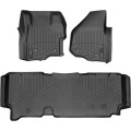 Коврики WeatherTech Black для Ford Super Duty (mkIII)(extended cab)(with 4x4 shifter)(no dead pedal) 2011-2012 automatic, цена: 13 472 грн.