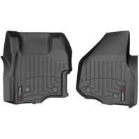 Коврики Weathertech Black для Ford Super Duty (extended & double cab)(mkIII)(with 4x4 shifter)(no dead pedal)(1 row) 2011-2012 automatic