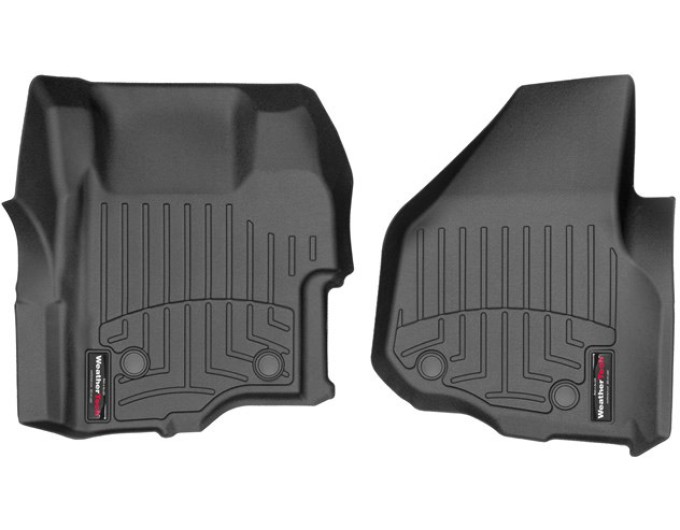 Коврики WeatherTech Black для Ford Super Duty (mkIII)(extended & double cab)(with 4x4 shifter)(no dead pedal)(1 row) 2011-2012 automatic, цена: 6 692 грн.