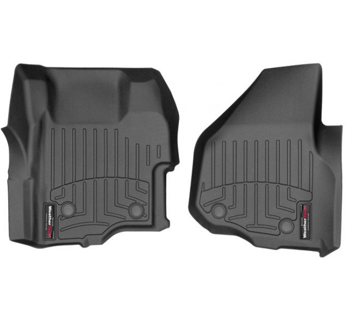 Коврики WeatherTech Black для Ford Super Duty (mkIII)(extended & double cab)(with 4x4 shifter)(no dead pedal)(1 row) 2011-2012 automatic, цена: 6 144 грн.