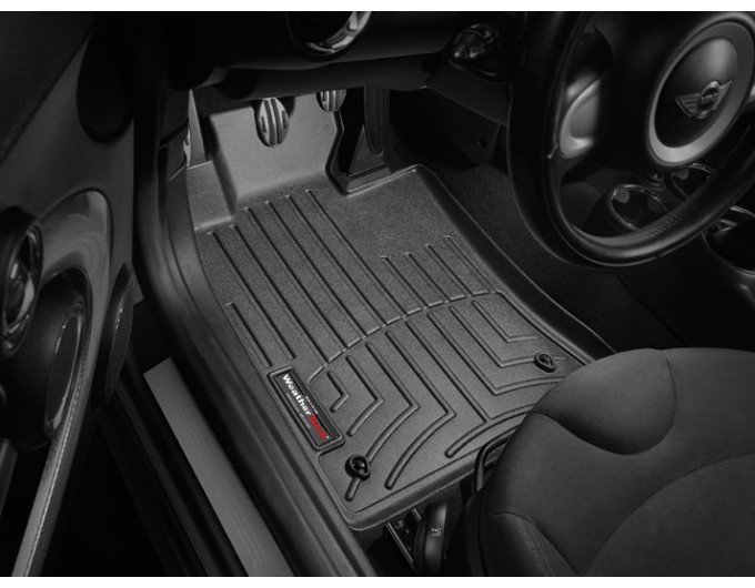 Коврики WeatherTech Black для Mini Cooper (mkII)(R57)(cabrio); Coupe (mkI)(R58)(with passanger foot rest)(1 row) 2009-2015, цена: 6 692 грн.