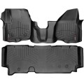 Коврики WeatherTech Black для Ford Super Duty (mkIII)(extended cab)(no 4x4 shifter)(1 row - 1pc.)(raised dead pedal) 2012-2016 automatic, цена: 15 243 грн.
