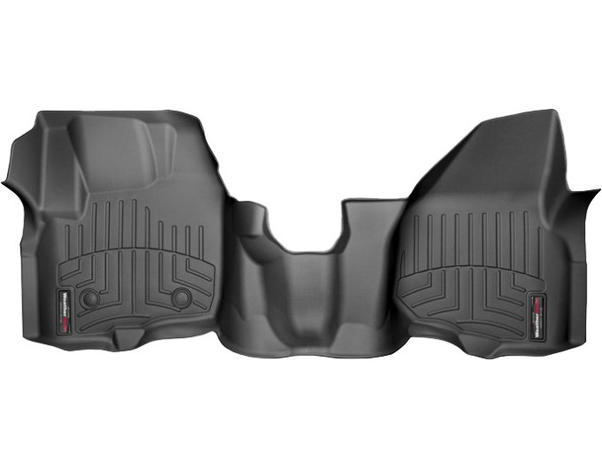 Коврики WeatherTech Black для Ford Super Duty (mkIII)(extended & double cab)(no 4x4 shifter)(raised dead pedal)(1 pc.)(1 row) 2012-2016 automatic, цена: 8 481 грн.