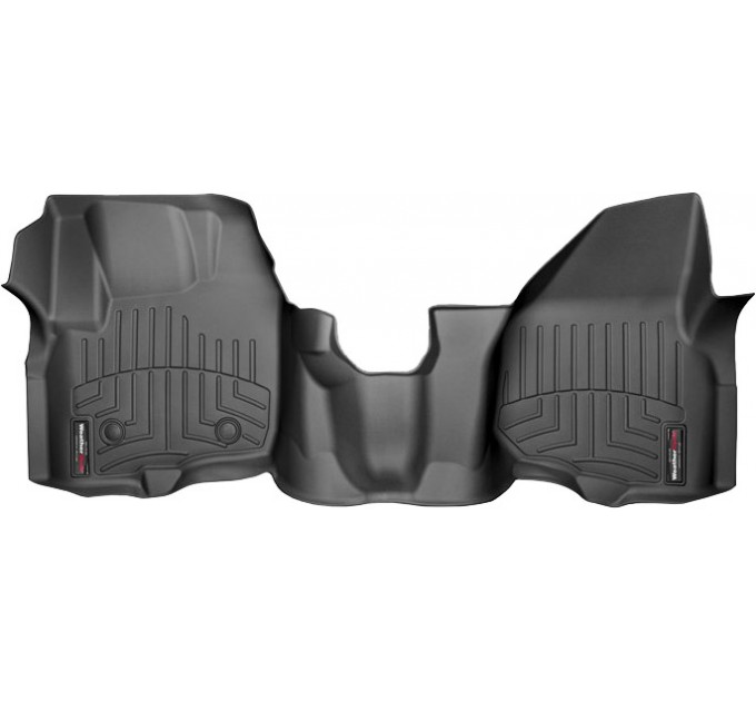 Коврики WeatherTech Black для Ford Super Duty (mkIII)(extended & double cab)(no 4x4 shifter)(raised dead pedal)(1 pc.)(1 row) 2012-2016 automatic, цена: 7 773 грн.