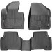 Коврики Weathertech Black для Hyundai Santa Fe (mkIII)(1-2 row) 2013-2018, ціна: 10 641 грн.