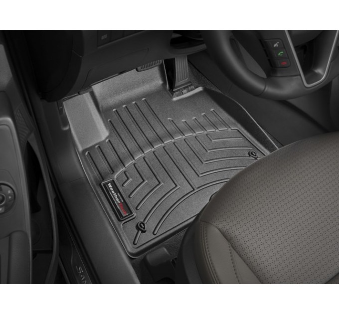 Коврики WeatherTech Black для Hyundai Santa Fe (mkIII)(1-2 row) 2012-2018 (USA), цена: 10 641 грн.