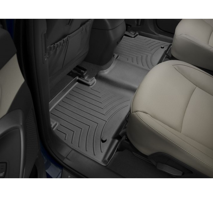 Коврики Weathertech Black для Hyundai Grand Santa Fe (mkIII)(1-2 row) 2013-2018, ціна: 10 641 грн.