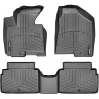 Коврики Weathertech Black для Kia Sportage (EU)(mkIII); Hyundai ix35 (EU)(mkII)(3 fixing hooks) 2010-2015