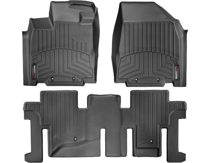 Коврики WeatherTech Black для Nissan Pathfinder (mkIV); Infiniti QX60 / JX (mkI)(1-2 row) 2010→, цена: 11 709 грн.