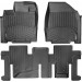 Коврики Weathertech Black для Nissan Pathfinder (mkIV); Infiniti QX60 / JX (mkI)(1-2 row) 2010→, ціна: 10 849 грн.