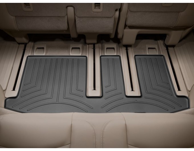 Коврики WeatherTech Black для Nissan Pathfinder (mkIV); Infiniti QX60 / JX (mkI)(3 row) 2010→, цена: 4 911 грн.