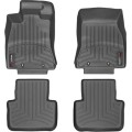 Коврики Weathertech Black для Jaguar XF (X250)(RWD)(4 fixing hooks) 2008-2015, ціна: 11 488 грн.