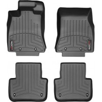 Коврики Weathertech Black для Jaguar XF (X250)(RWD)(8 fixing hooks) 2013-2015