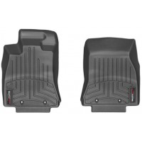 Коврики Weathertech Black для Jaguar XF (X250)(RWD)(4 fixing hooks)(1 row) 2008-2015