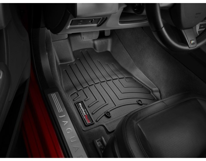 Коврики Weathertech Black для Jaguar XF (X250)(RWD)(8 fixing hooks) 2013-2015, ціна: 11 488 грн.