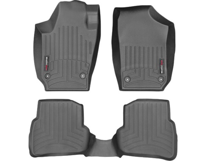 Коврики WeatherTech Black для Volkswagen Polo (mkV); Seat Ibiza (mkIV) 2008-2018, цена: 11 488 грн.