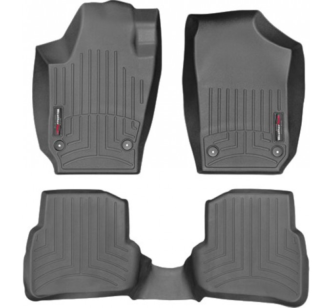 Коврики Weathertech Black для Volkswagen Polo (mkV); Seat Ibiza (mkIV) 2008-2018, ціна: 10 641 грн.