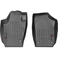 Коврики WeatherTech Black для Volkswagen Polo (mkV); Seat Ibiza (mkIV)(1 row) 2008-2018; Skoda Fabia (mkIII)(no passanger umbrella stand)(1 row) 2015-2016