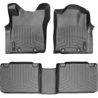 Коврики Weathertech Black для Toyota Tacoma (extended cab)(mkII)(no storage boxes on 2 row) 2012-2015