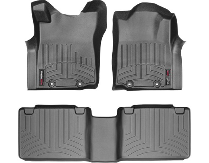 Коврики WeatherTech Black для Toyota Tacoma (mkII)(extended cab)(no storage boxes on 2 row) 2012-2015, цена: 11 488 грн.