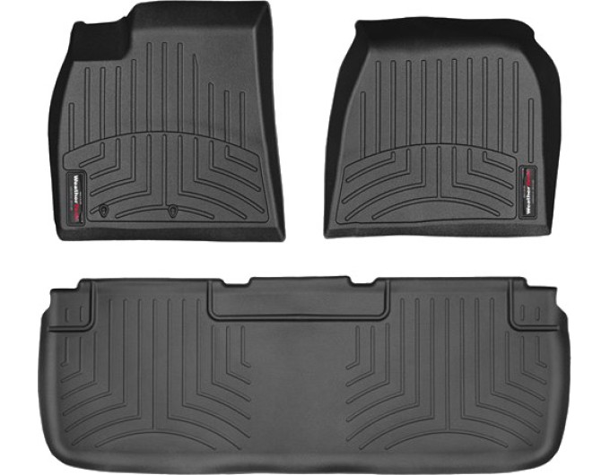Коврики WeatherTech Black для Tesla Model S (mkI)(2 fixings) 2012-2014, цена: 11 709 грн.