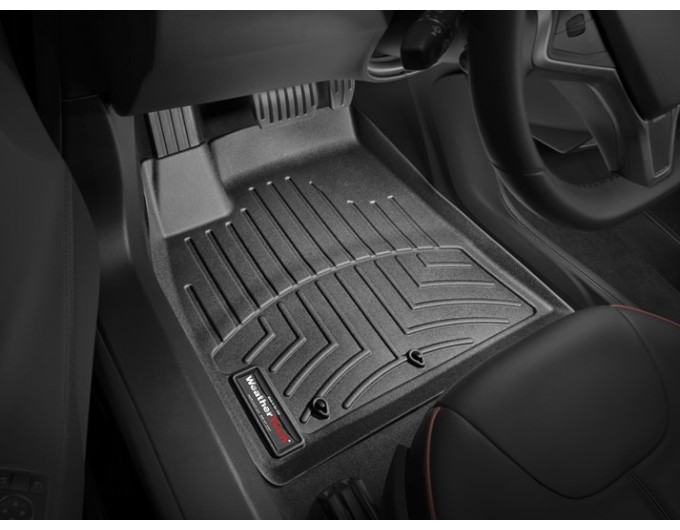 Коврики WeatherTech Black для Tesla Model S (mkI)(2 fixings) 2012-2014, цена: 11 709 грн.