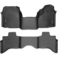Коврики Weathertech Black для Dodge Ram (quad cab)(mkIV)(4 fixing hooks)(no 4x4 shifter)(with Armrest Console) 2012-2018, ціна: 15 686 грн.
