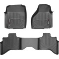 Коврики Weathertech Black для Dodge Ram (quad cab)(mkIV)(4 fixing hooks)(with Full Lenght Console) 2012-2018, ціна: 13 915 грн.