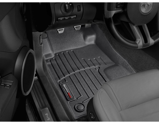 Коврики WeatherTech Black для Ford Mustang (mkV)(4 fixing posts)(1 row) 2012-2014, цена: 6 692 грн.