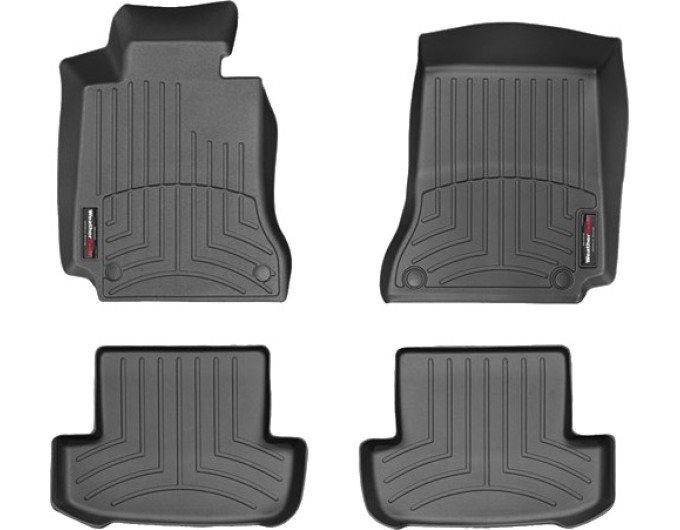 Коврики WeatherTech Black для Mercedes-Benz C-Class (C204)(coupe)(4 fixing posts) / E-Class (C207/A207)(coupe & cabrio) 2012-2016, цена: 10 602 грн.