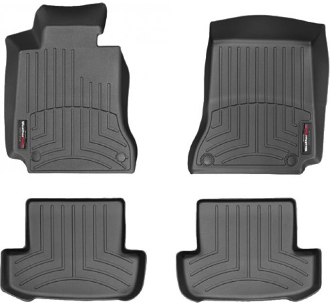 Коврики WeatherTech Black для Mercedes-Benz C-Class (C204)(coupe)(4 fixing posts) / E-Class (C207/A207)(coupe & cabrio) 2012-2016, цена: 9 826 грн.