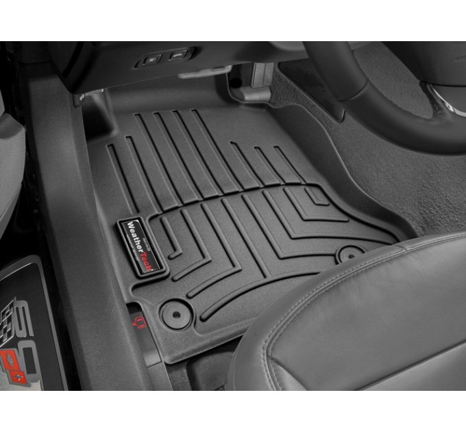 Коврик Weathertech Black для Chevrolet Corvette (mkVI)(twist fixings) 2005-2013, ціна: 6 144 грн.