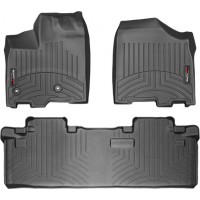 Коврики Weathertech Black для Toyota Sienna (mkIII)(1-2 row)(8 seats) 2013-2020