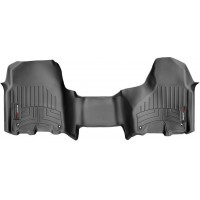 Коврики WeatherTech Black для Dodge Ram (mkIV)(crew cab)(4 fixing hooks)(no 4x4 shifter)(with Armrest Console)(1 row) 2012-2018