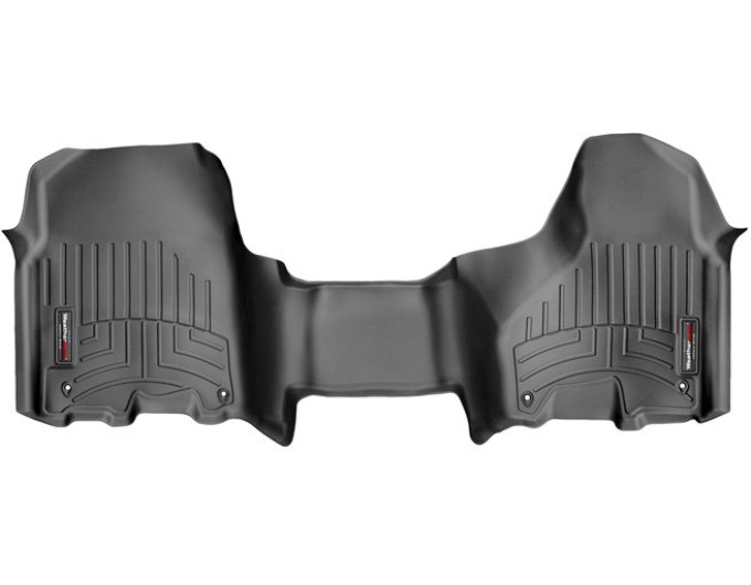 Коврики WeatherTech Black для Dodge Ram (mkIV)(crew cab)(4 fixing hooks)(no 4x4 shifter)(with Armrest Console)(1 row) 2012-2018, цена: 8 481 грн.