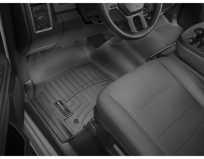 Коврики Weathertech Black для Dodge Ram (crew cab)(mkIV)(4 fixing hooks)(no 4x4 shifter)(with Armrest Console) 2012-2018, ціна: 15 686 грн.