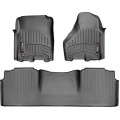 Коврики WeatherTech Black для Dodge Ram (mkIV)(mega cab)(4 fixing hooks)(with Full Lenght Console) 2012-2018, цена: 11 826 грн.