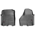 Коврики WeatherTech Black для Dodge Ram (mkIV)(crew cab & mage cab)(4 fixing hooks)(with Full Lenght Console)(1 row) 2012-2018, цена: 6 692 грн.