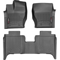 Коврики WeatherTech Black для Land Rover Range Rover (mkIV)(long)(no console on 2 row) 2018-2021