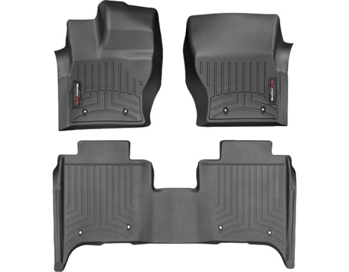 Коврики WeatherTech Black для Land Rover Range Rover (mkIV)(long)(no console on 2 row) 2018-2021, цена: 11 709 грн.