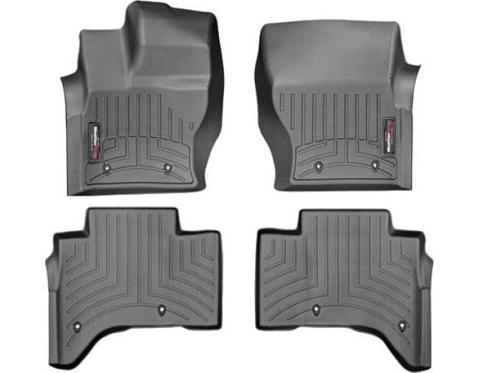 Коврики WeatherTech Black для Land Rover Range Rover (mkIV)(with console on 2 row) 2013-2017, цена: 11 488 грн.