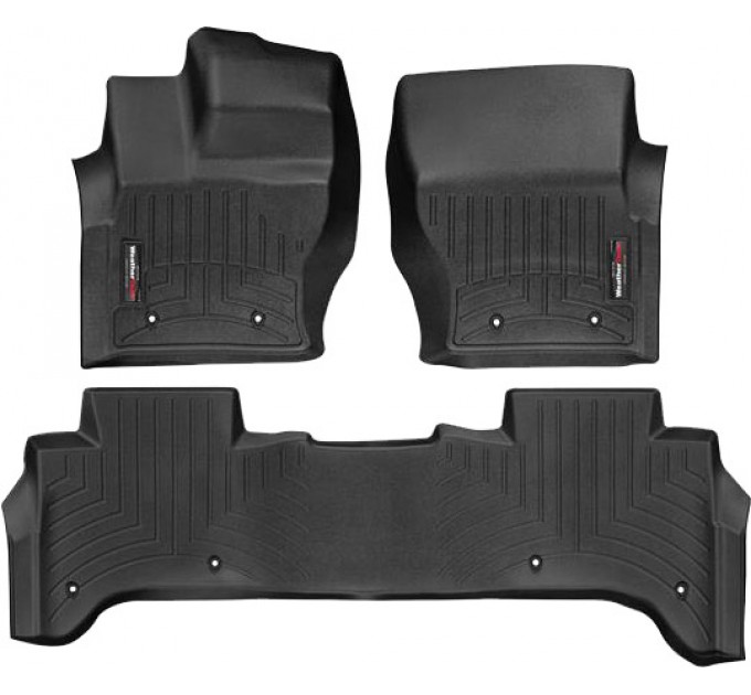 Коврики WeatherTech Black для Land Rover Range Rover (mkIV)(no console on 2 row) 2013-2017, цена: 10 849 грн.