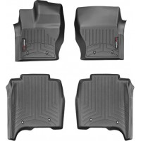 Коврики Weathertech Black для Land Rover Range Rover (long)(mkIV)(with console on 2 row) 2014-2017