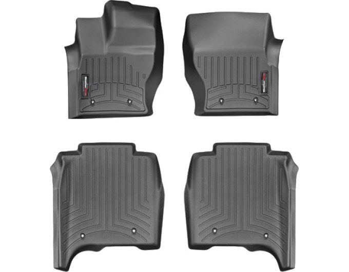 Коврики WeatherTech Black для Land Rover Range Rover (mkIV)(long)(with console on 2 row) 2014-2017, цена: 11 488 грн.