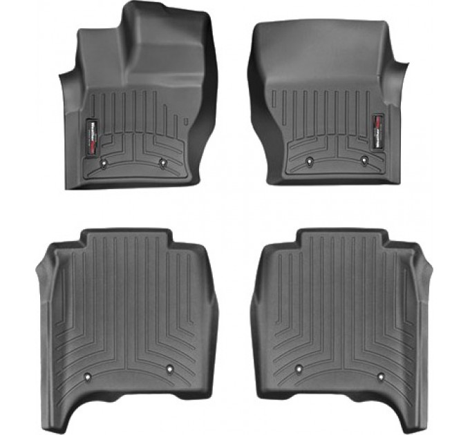 Коврики Weathertech Black для Land Rover Range Rover (long)(mkIV)(with console on 2 row) 2014-2017, ціна: 10 641 грн.