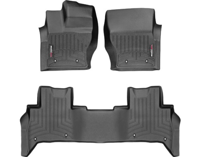 Коврики WeatherTech Black для Land Rover Discovery (mkV)(1-2 row) 2017→, цена: 11 709 грн.