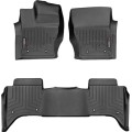 Коврики WeatherTech Black для Land Rover Range Rover (mkIV)(not PHEV)(no console on 2 row) 2018-2021, цена: 11 709 грн.