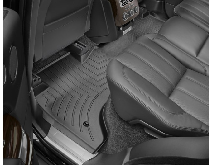 Коврики WeatherTech Black для Land Rover Range Rover (mkIV)(no console on 2 row) 2013-2017, цена: 11 709 грн.