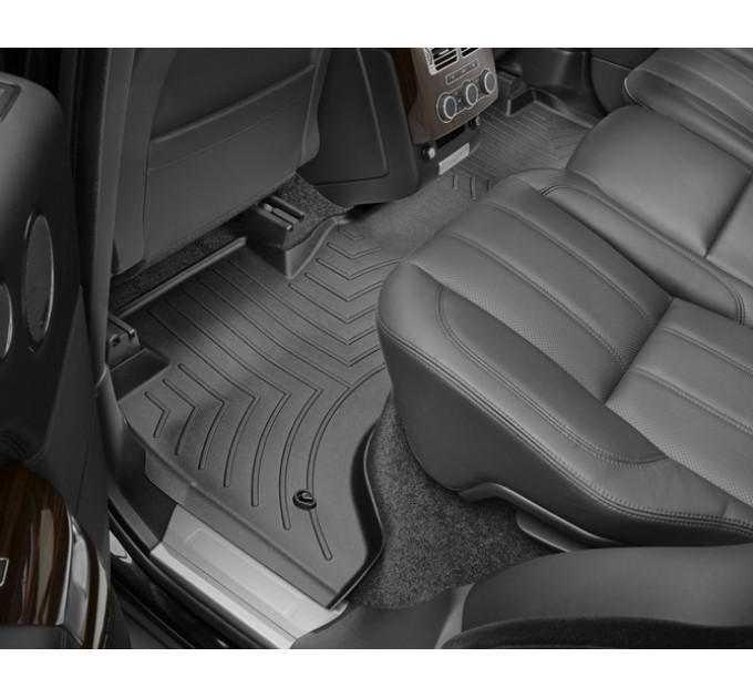 Коврики Weathertech Black для Land Rover Range Rover (mkIV)(no console on 2 row) 2013-2017, ціна: 10 849 грн.