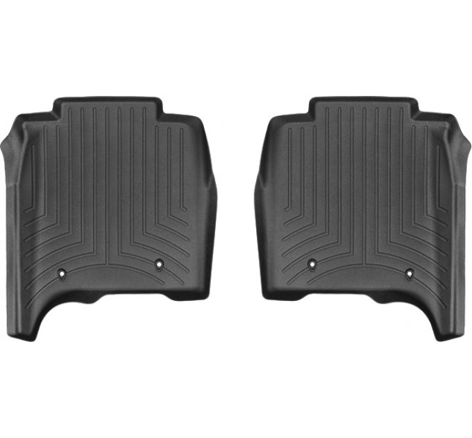 Килимки WeatherTech Black для Land Rover Range Rover (mkIV)(long)(with console on 2 row)(2 row) 2014-2017, ціна: 4 498 грн.